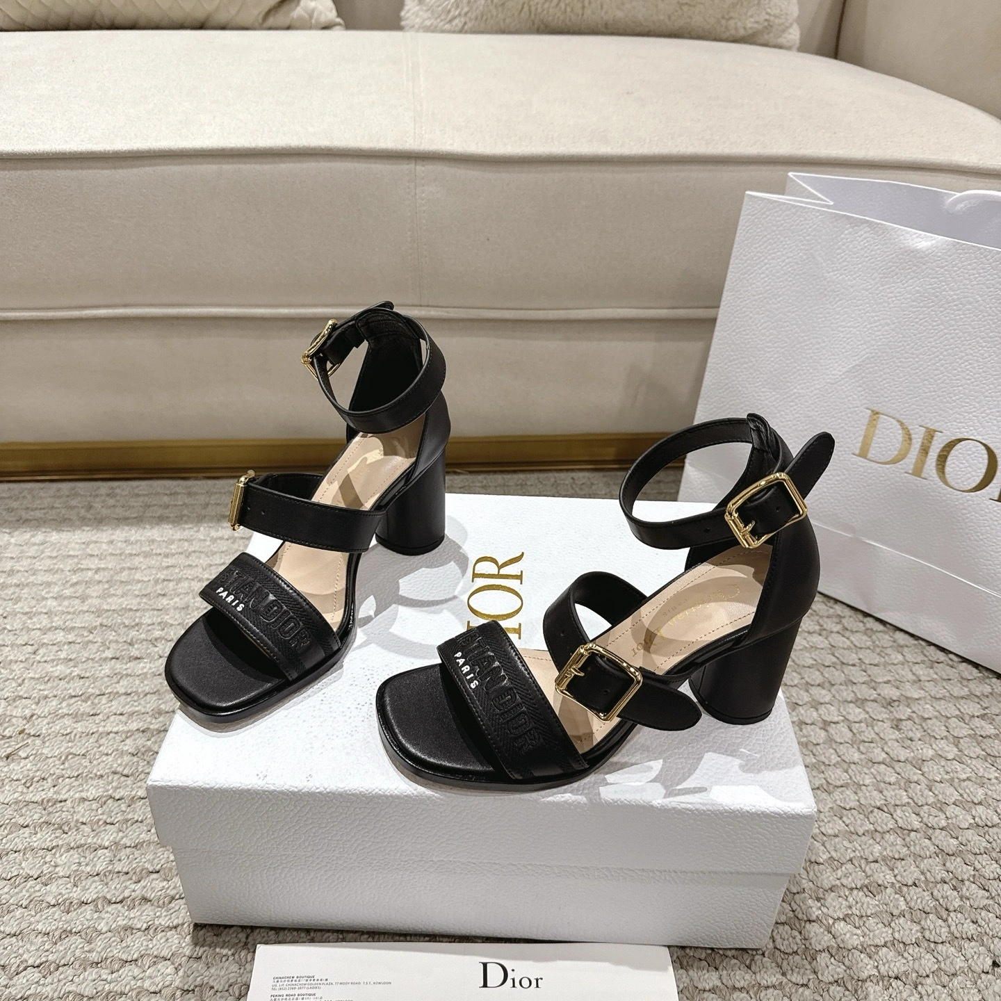 COCO-- 4ior KDO191CEY_S900 Calfskin Dway Heel height：7.5CM item:E-X000H1627